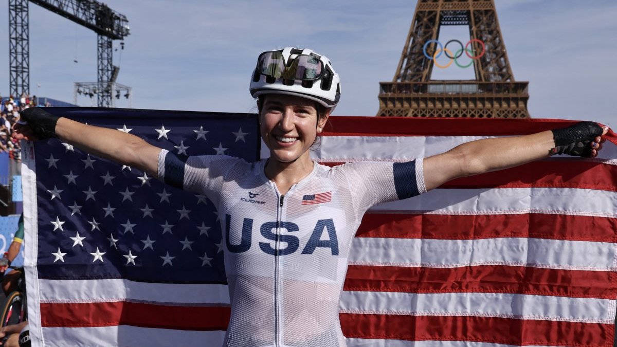 Kristen Faulkner wins gold in women’s road race at 2024 Olympics NBC