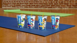 Four Capri Sun pouches