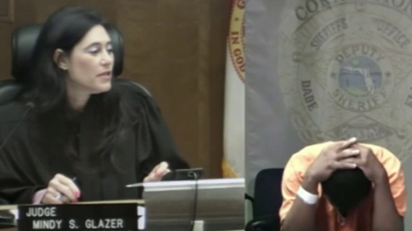 Judge Mindy Glazer and Arthur Booth