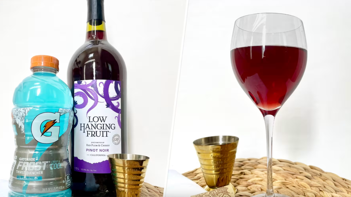 Gatorwine, the viral Gatorade and wine combo, is here to ruin your dinner party