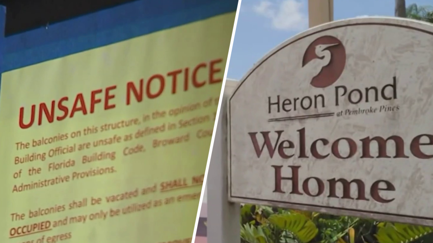 Time has run out for any residents left in a Broward County condominium. 
People living in Heron Pond Condominium have to be out by the end of Thursday.