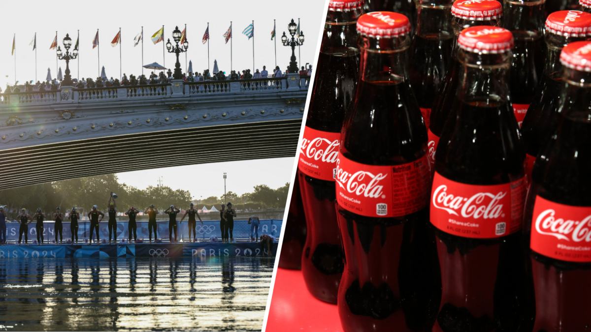 Swimmers are fighting bacteria from Seine River by drinking Coca-Cola