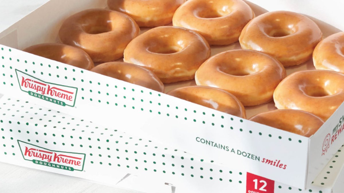 Krispy Kreme is selling a dozen doughnuts for  all Labor Day weekend