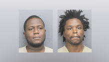 Booking photos for Kerly Derisma (left), 28, and Stanely Lebrun (right), 27.