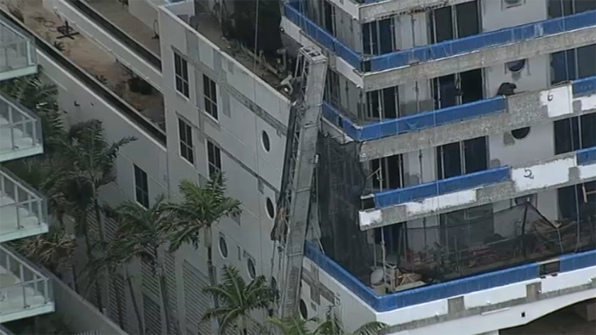 Police have identified the man killed in a partial scaffolding collapse at a luxury Miami Beach condo as the investigation into the incident continues.