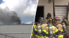 Miami-Dade firefighter hospitalized after battling storage facility blaze