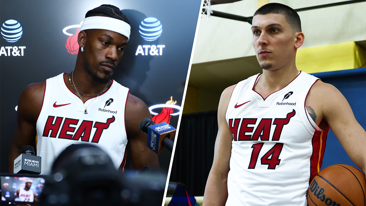 Butler arrival delayed, Herro has a new look as Heat gather for media