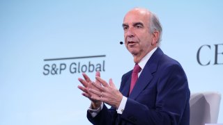 John Hess, chief executive officer of Hess Corp., speaks at the 2024 CERAWeek by S&P Global conference in Houston, Texas, US, on Tuesday, March 19, 2024. 