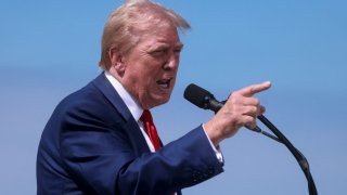 Republican presidential nominee and former U.S. President Donald Trump attends a press conference at Trump National Golf Club, in Rancho Palos Verdes, U.S., September 13, 2024. 