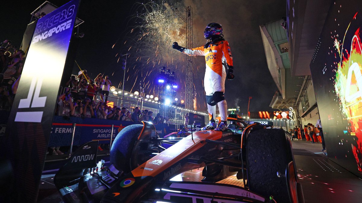 Lando Norris wins Singapore GP to cut Max Verstappen’s F1 lead NBC Bay Area