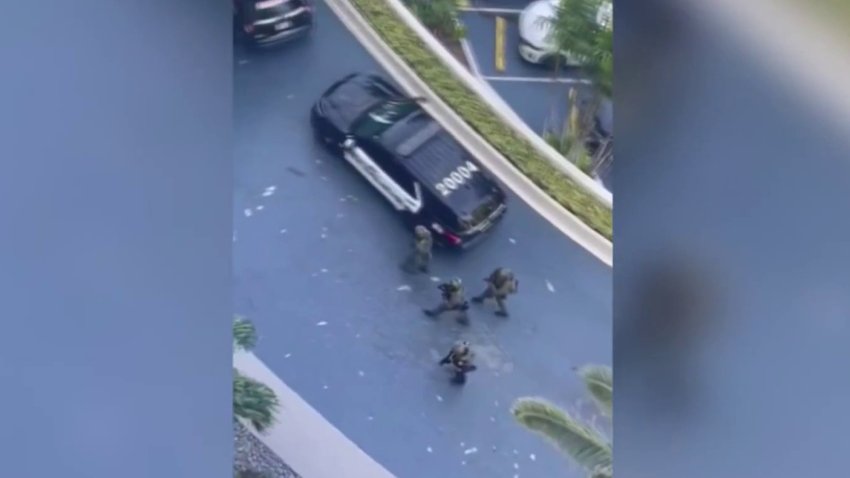 Man seen pointing rifle in Miami Beach taken into custody