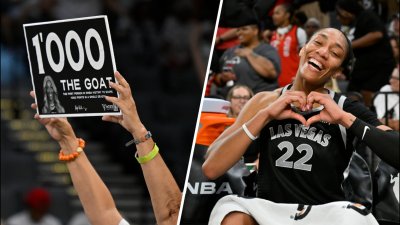 Aces' Wilson makes WNBA history, reaches 1,000 points in a single season