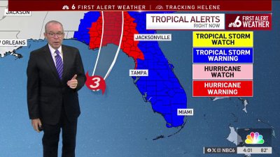 John Morales discusses Category 3 Hurricane Helene