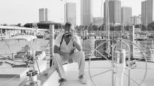MIAMI VICE -- "One-Eyed Jack" Episode 6 -- Air Date 11/02/1984 -- Pictured: Don Johnson as Detective James 'Sonny' Crockett (Photo by NBCU Photo Bank/NBCUniversal via Getty Images via Getty Images)
