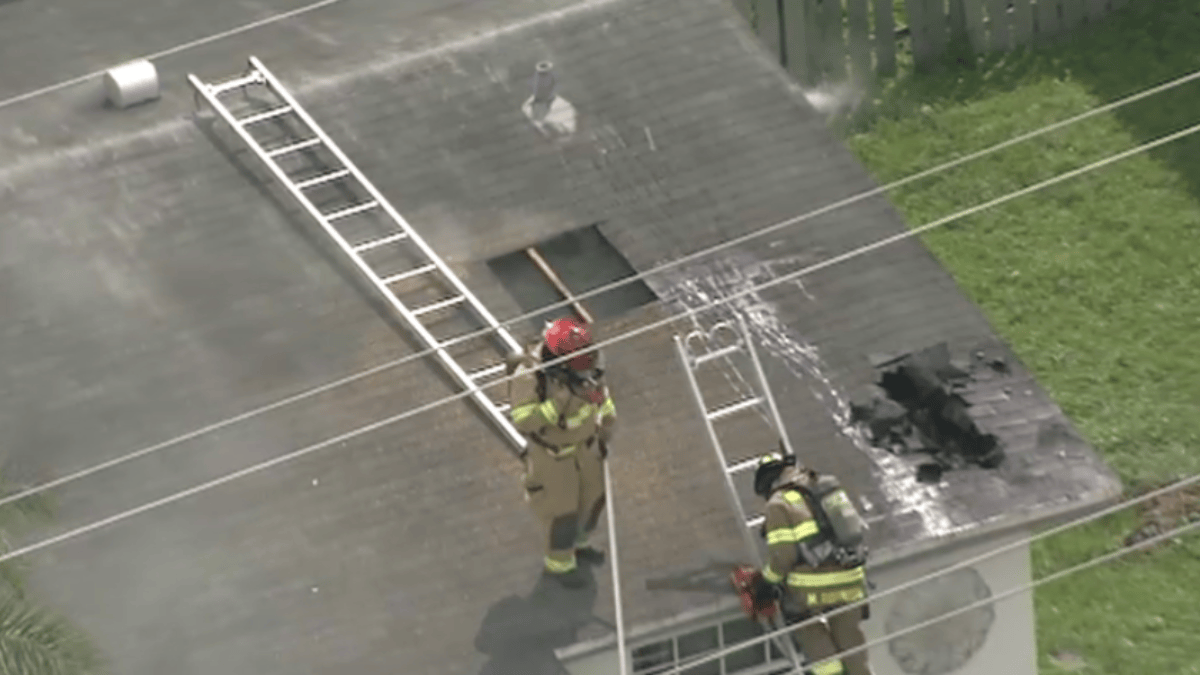 Miramar house fire: video shows smoke coming from roof – NBC 6 South ...