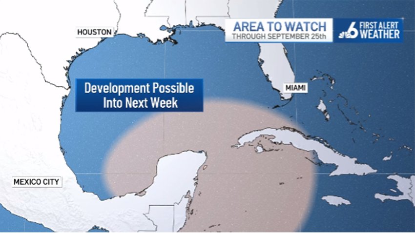 The Northwest Caribbean and Gulf of Mexico appear to be the next areas to watch for tropical development.