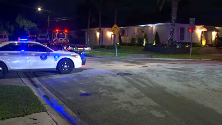 The FBI was serving warrants in Miami Wednesday night.