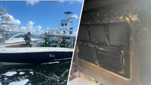 A fire on a boat was quickly extinguished Saturday morning, according to the City of Miami Department of Fire-Rescue.