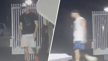 A pair of burglars were caught on video sneaking aboard a boat docked on Black Point Marina, causing a loss of about ,000, authorities said.