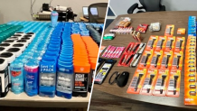 Two Miami men caught with thousands of dollars worth of stolen merchandise in Collier County, including 400 sticks of deodorant, are accused of being part of an organized retail theft ring that stole goods from all across Florida. 