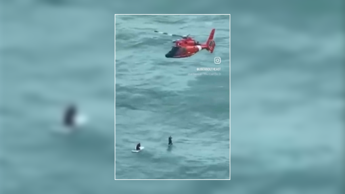 Video Shows Coast Guard Rescue Man Clinging To Cooler In The Gulf Nbc