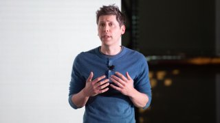 Co-founder Sam Altman appears at an event organized by the crypto project World, which is building a system for verifying people on the Internet on October 17, 2024 in San Francisco, California.