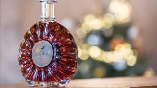 A bottle of Remy Martin XO Excellence cognac is arranged for a photograph at the Remy Cointreau SA headquarters Club in Cognac, France, on Friday, Dec. 9, 2016.