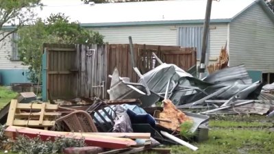 Small Florida town torn apart by tornado from Hurricane Milton