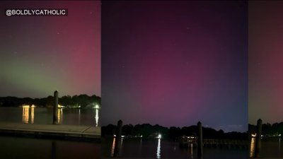 A rare sight: Northern lights visible in Florida amid geomagnetic storm