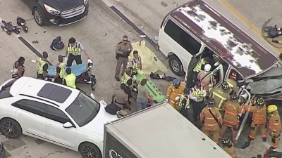 1 dead, 8 injured in major crash on Florida's Turnpike in Broward