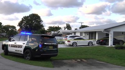 RAW: Detectives investigate burglary, shooting at Oakland Park home