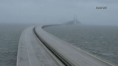 Tampa Bay's Sunshine Skyway Bridge closed as winds pick up speed