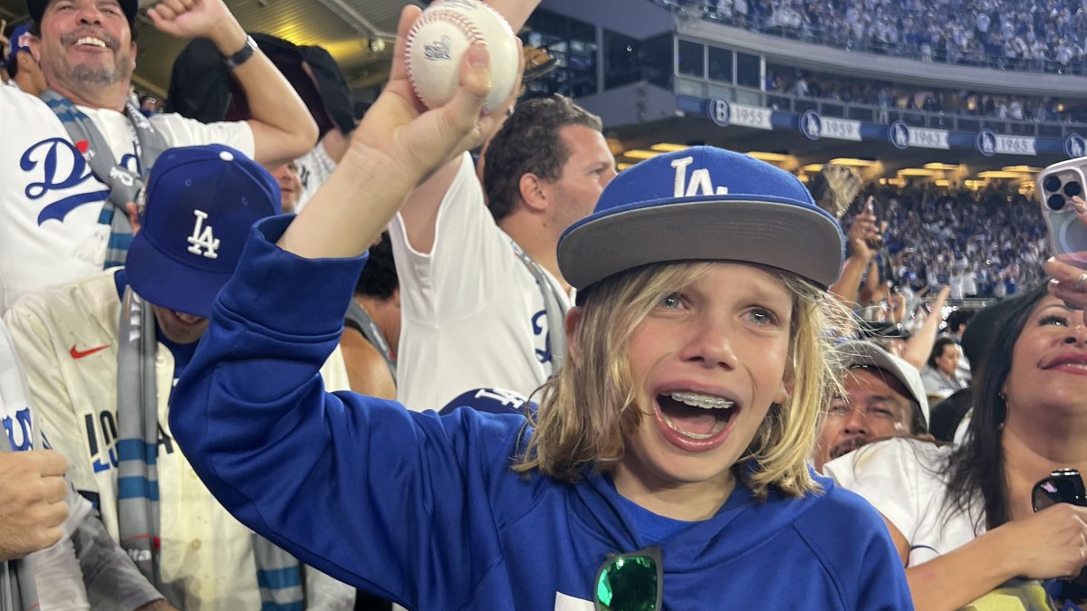 Meet the Dodger fan who caught Freddie Freeman’s grand slam ball