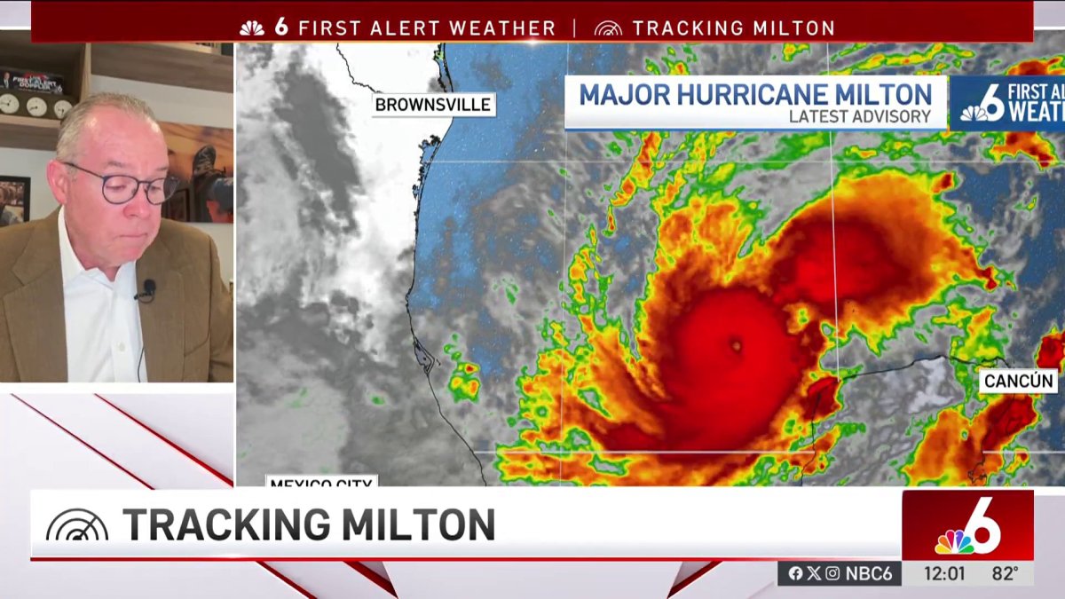 John Morales almost cries on air over Hurricane Milton’s growth NBC 6