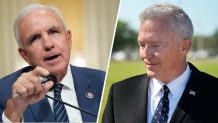 Rep. Carlos Gimenez (left) and Navy Cmdr. (Ret.) Phil Ehr (right).