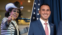 Rep. Frederica Wilson (left) and Jesus Gabriel Navarro (right).