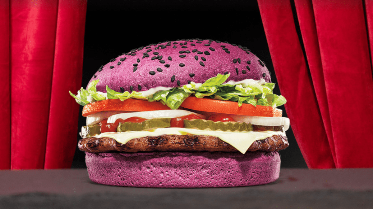 Burger King is giving out free purple Whoppers as part of ‘Addams Family' collab