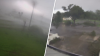 Videos show tornado winds brought by Milton tearing up trees in St. Lucie County