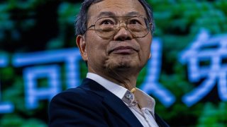 Charles Liang, chief executive officer of Super Micro Computer Inc., during the Computex conference in Taipei, Taiwan, on Wednesday, June 5, 2024. The trade show runs through June 7. 