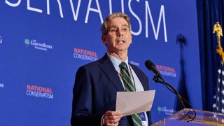 Scott Bessent speaks at the National Conservative Conference in Washington D.C., Wednesday, July 10, 2024.