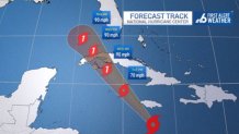 The current track of Rafael will take it through western Cuba and into the Gulf of Mexico Wednesday afternoon or evening.