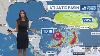 Tropical Depression 18 forms, expected to become a hurricane this week