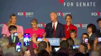 Rick Scott speaks after winning second term in U.S. Senate