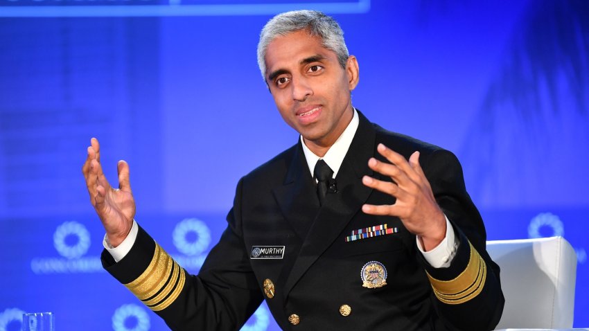 Surgeon General Dr. Vivek Murthy speaking at an event.