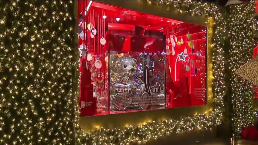 Macy's unveils holiday window displays at Herald Square flagship
