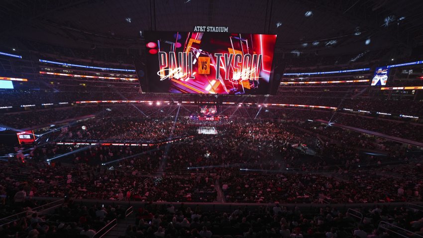 AT&T Stadium hosts the Tyson vs. Paul fight