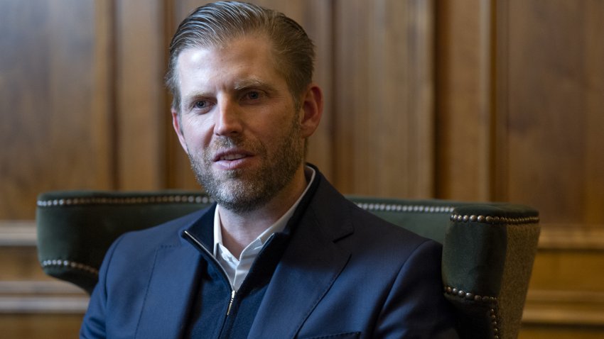 Eric Trump during an interview with the PA news agency at Trump International Golf Links near Balmedie, Aberdeenshire. Picture date: Tuesday November 19, 2024. (Photo by Jane Barlow/PA Images via Getty Images)