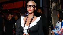 ARLINGTON, TEXAS - NOVEMBER 15: Amber Rose attends LIVE On Netflix: Jake Paul vs. Mike Tyson at AT&T Stadium on November 15, 2024 in Arlington, Texas. (Photo by Matt Winkelmeyer/Getty Images for Netflix © 2024)