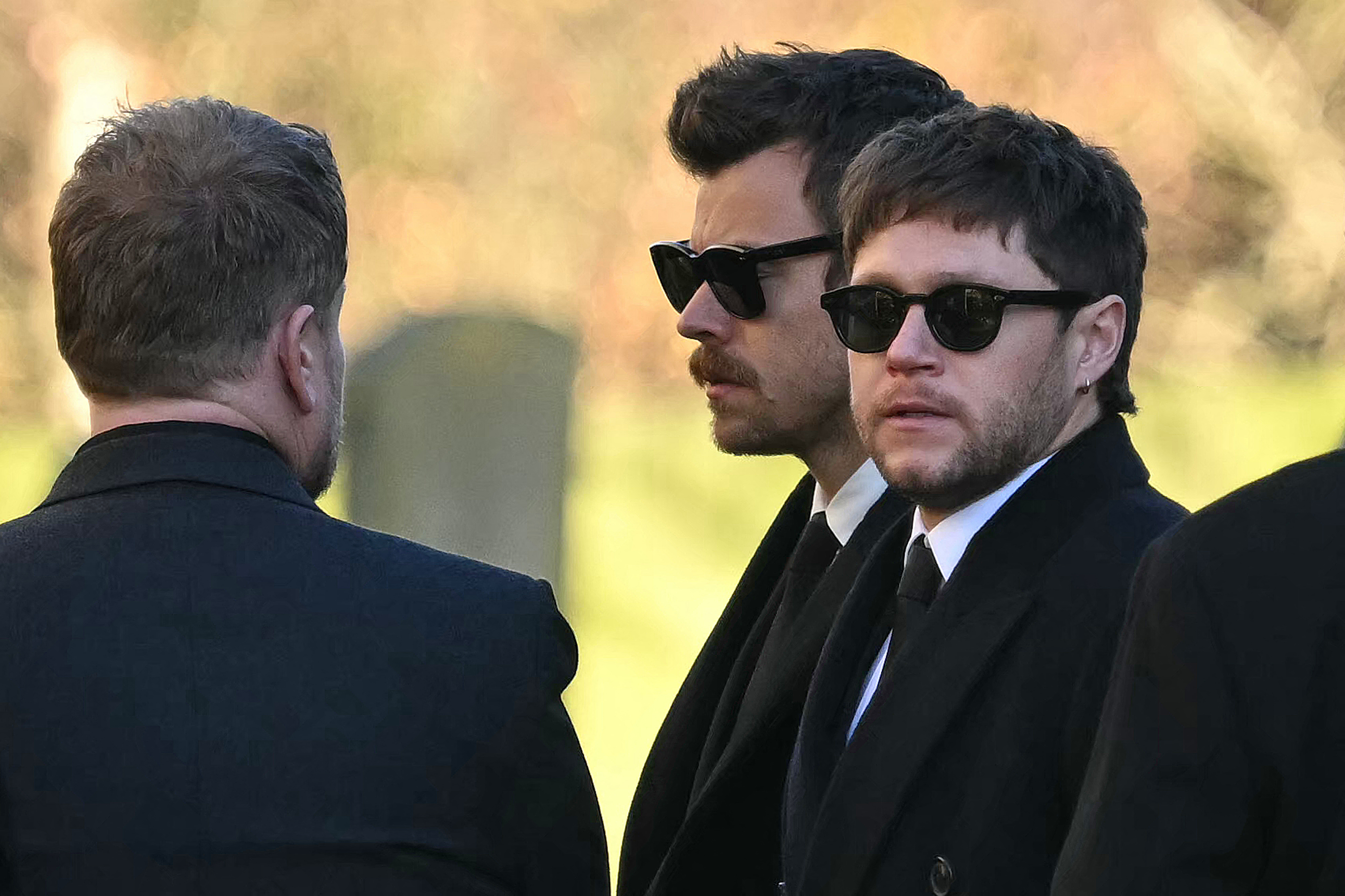 One Direction stars join family at Liam Payne's funeral