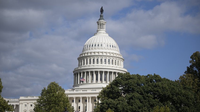 United States Capitol building is seen in Washington D.C., United States on October 16, 2024.